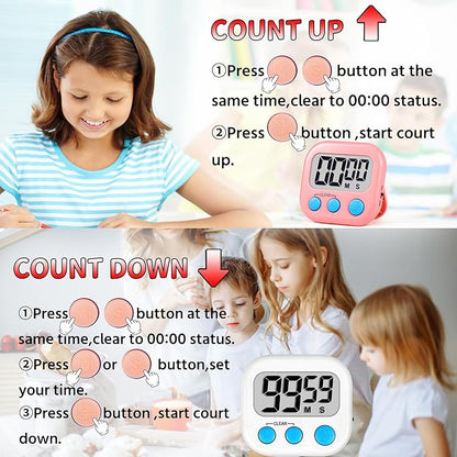 Timer for Kids Teachers Supplies Digital Kitchen Timers for Cooking Large - Image 7
