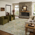 Washable Area Rugs for Living Room: 9x12 Bedroom Rug Boho Vintage Stain by palohom