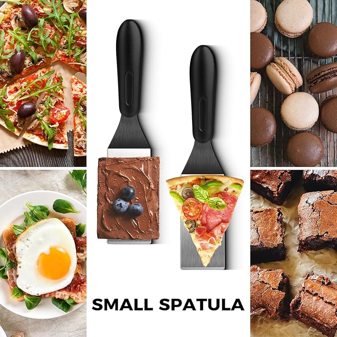 Small Spatula 4 Pieces, Mini Serving Spatula - Image 3