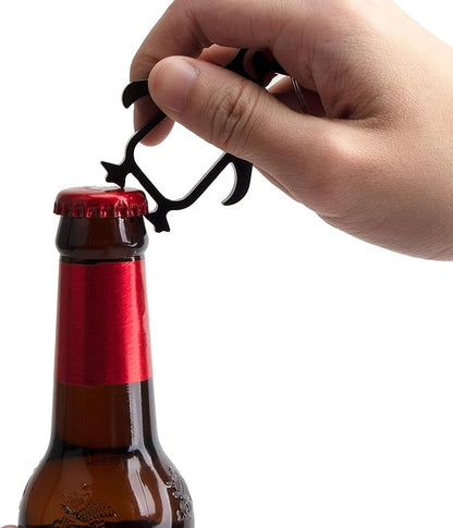 SWATOM Penguin Bottle Opener Keychain Beer Openers Tool Key Chain Ring - Image 2