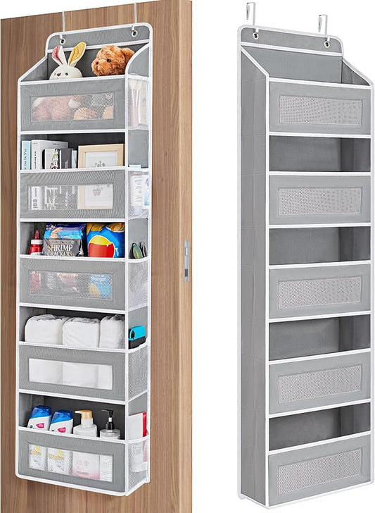JARLINK Over The Door Organizer Storage, 5 Shelf Hanging Door Organizer by JARLINK