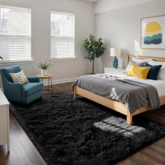 yongyangjuxin Fluffy Rug Shag Area Rug, Super Soft Shag Rugs - Image 2