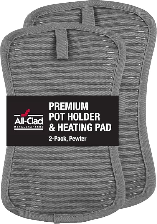 All-Clad Premium Pot Holder & Heating Pad, Heat Resistant to 500 Degrees by All-Clad
