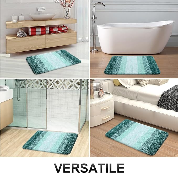 OLANLY Bathroom Runner Rugs Mat 59x17, Extra Soft Absorbent Microfiber Bath Rugs - Image 6