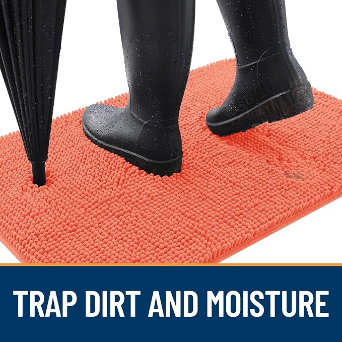 OLANLY Dog Door Mat for Muddy Paws 35x24, Absorbs Moisture and Dirt, Absorbent - Image 2