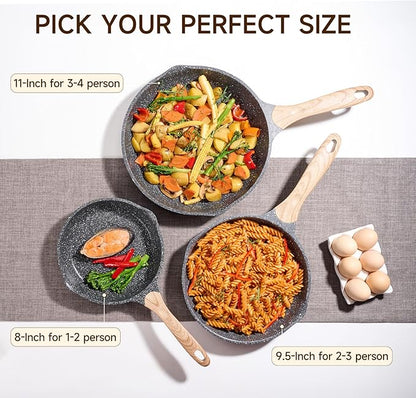 JEETEE Nonstick Frying Pans Skillet - Image 2
