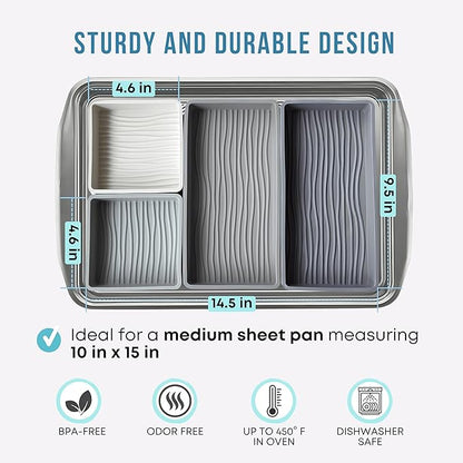 Sandunes Silicone Sheet Pan Dividers - Image 3