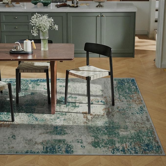 Lahome Modern Abstract Area Rug 5x7 Rugs - Image 3