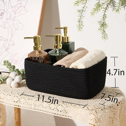MiniArk Small Storage Baskets for Organizing | Closet Organizer Bins | Shelf - Image 3