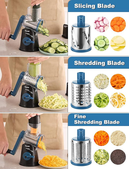Geedel Rotary Cheese Grater Cheese Shredder - Image 4