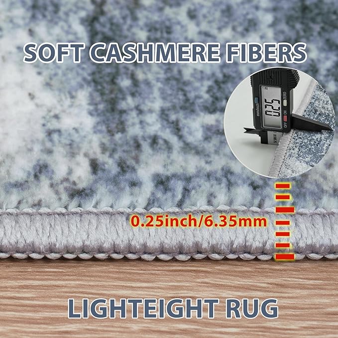 Runner Rug for Hallways Kitchen 2'6"x8' Washable Non Slip: Carpet Non Skid 8ft - Image 6