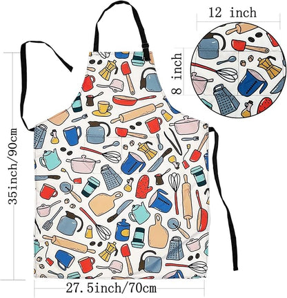 Adjustable Waterproof Apron Bib Apron - Image 7