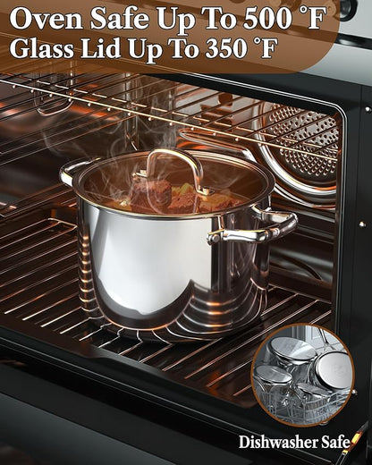 Cook N Home Stainless Steel Stockpot - Image 7