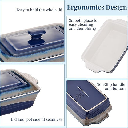 LOVECASA 4.5 Quart Ceramic Casserole Dish - Image 8