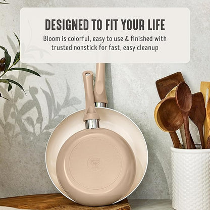 GreenLife 2-Piece Nonstick Frying Pan Set, 8” & 10” Skillets, Non-Toxic Ceramic - Image 3
