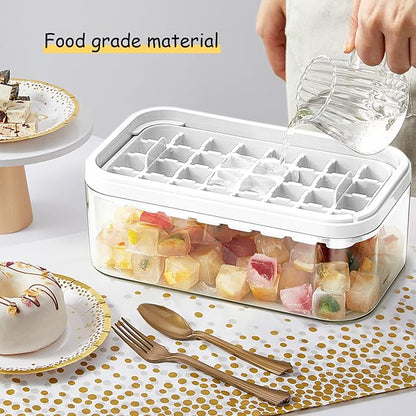 Ice Cube Tray with Lid and Bin, 2 Pack - Image 5