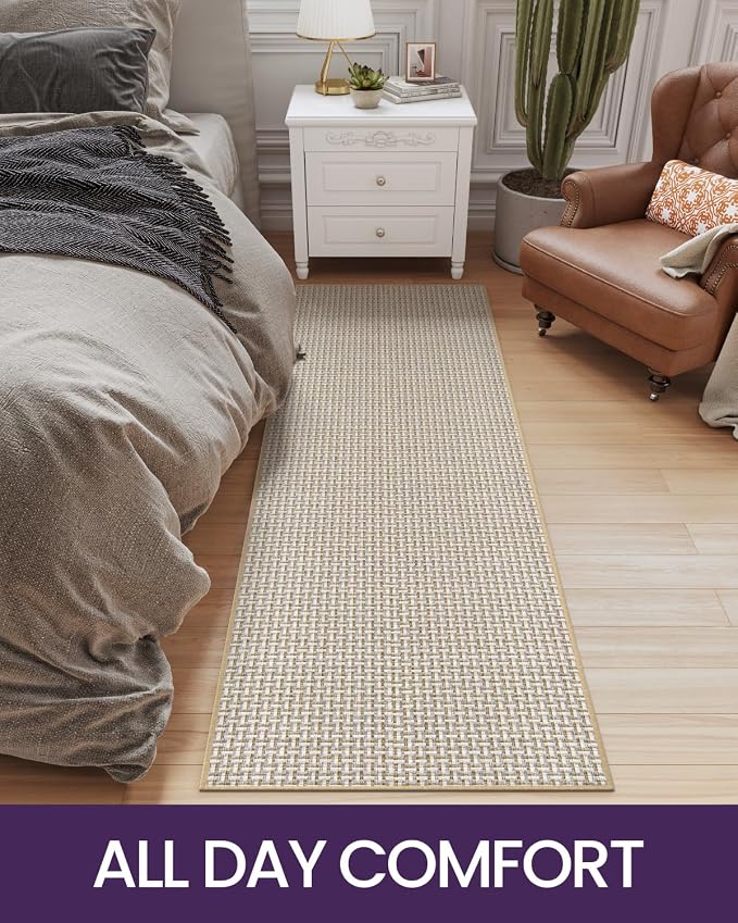 DEXI Hallway Runner Rug 2'x7', Non Slip Rubber Backed Runners Carpet, Ultra - Image 9