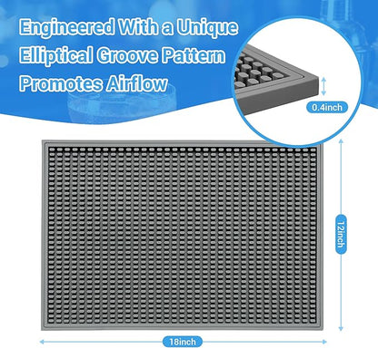 ZJWZLG Bar Mat - Premium 18"X12" Rubber Bar Mats - Image 2