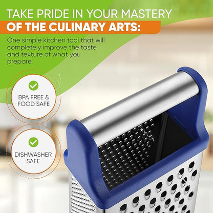 Spring Chef Stainless Steel XL Parmesan Cheese Grater - Image 5