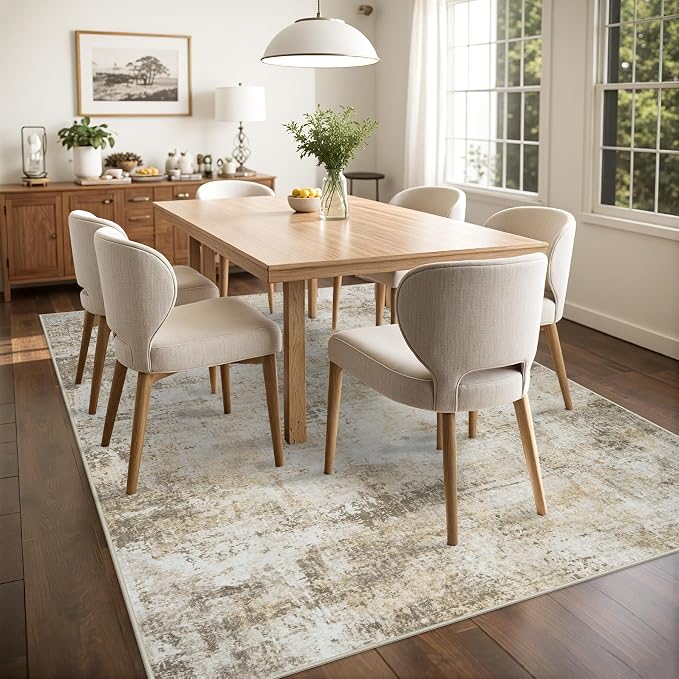 10x14 Area Rugs Living Room Rugs: Large Washable Rug - Image 3