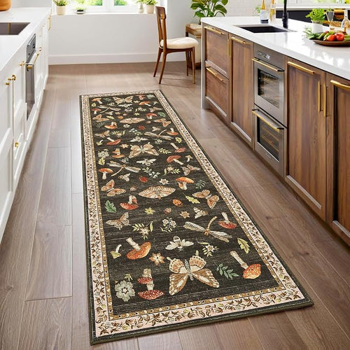 2.5x10 Runner Rug for Hallway Washable Kitchen Rugs Non Slip - Image 2
