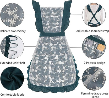 Pinknoke Vintage Pinafore Apron Dress - Image 6