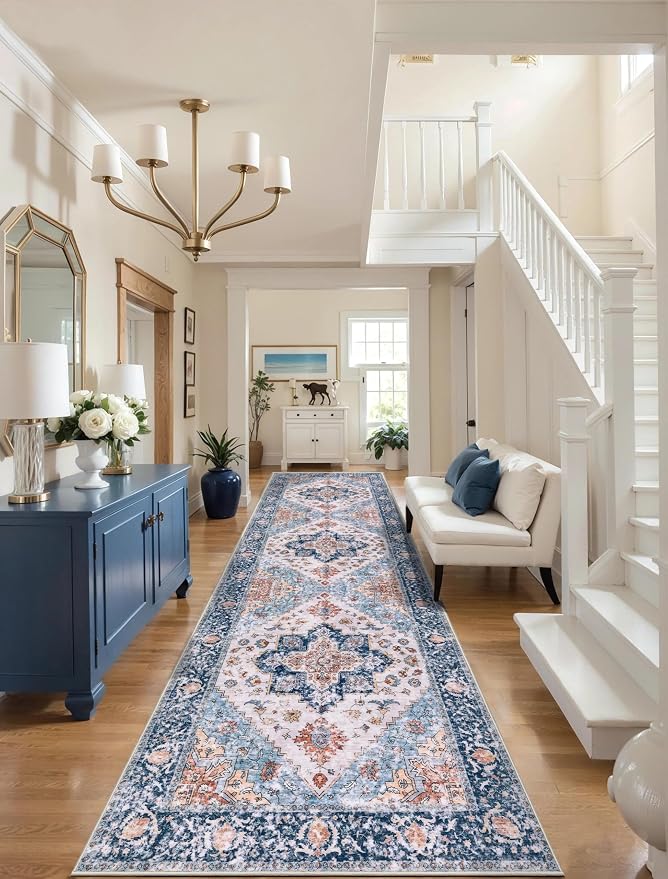 SERISSA Runner Rug for Hallways, 3x8 Washable Non Slip Kitchen Runner Rug - Image 2