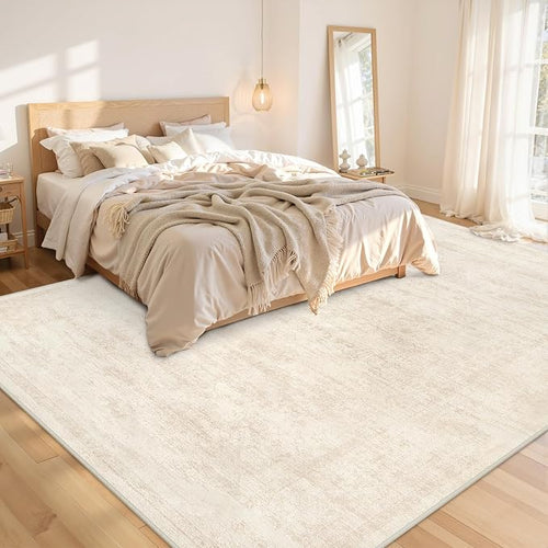 10x12 Area Rug for Living Room: Vintage Boho Neutral Washable Rug Indoor Soft - Image 2
