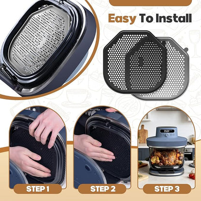 2 PCS Silicone Splatter Shield Heat-Resistant Splash Guard - Image 3