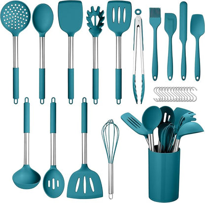 HaWare 29 PCS Silicone Cooking Utensils Set, Heat Resistant Kitchen Utensils Set by HaWare