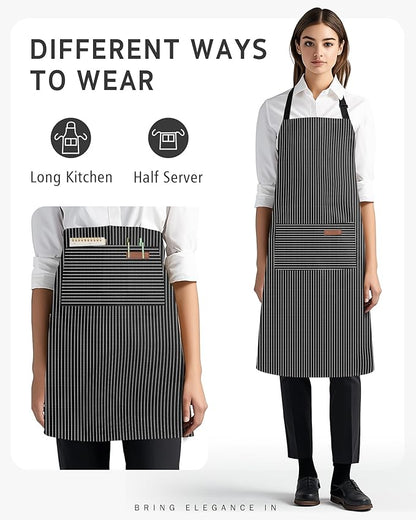 Syntus Chef Apron for Men Women Kitchen Cooking Apron - Image 5
