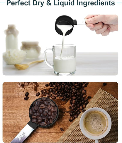 Measuring Cups and Spoons Set of 8 Pieces, nesting measuring cups - Image 6