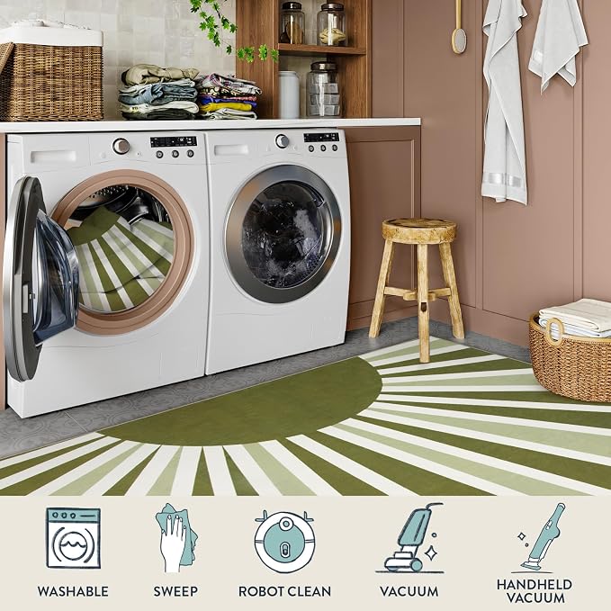 Lahome Washable 8x10 Rug - Image 3