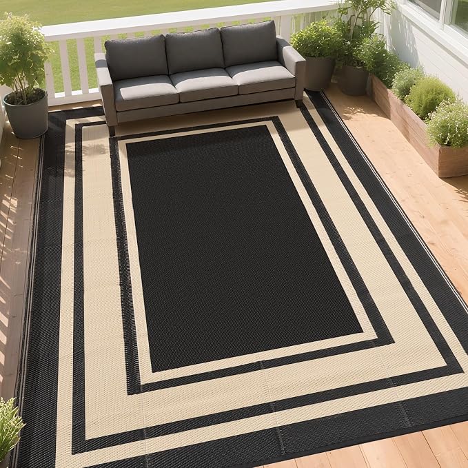 RURALITY Outdoor Rugs 5x8 Waterproof - Image 3