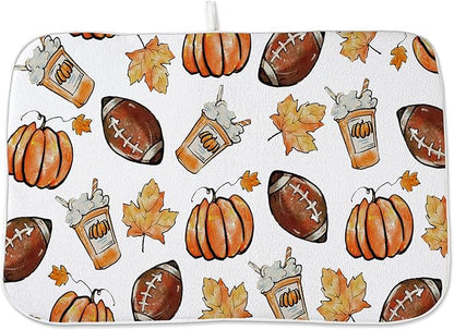 Fall Dish Drying Mat 18x24 Inches by OFIRD