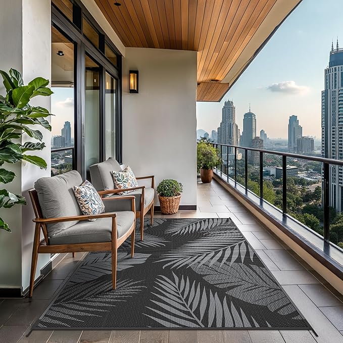 GENIMO Outdoor Rug 9' x 12' Waterproof - Image 4
