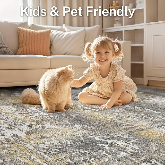 8ft Round Area Rug - Image 7