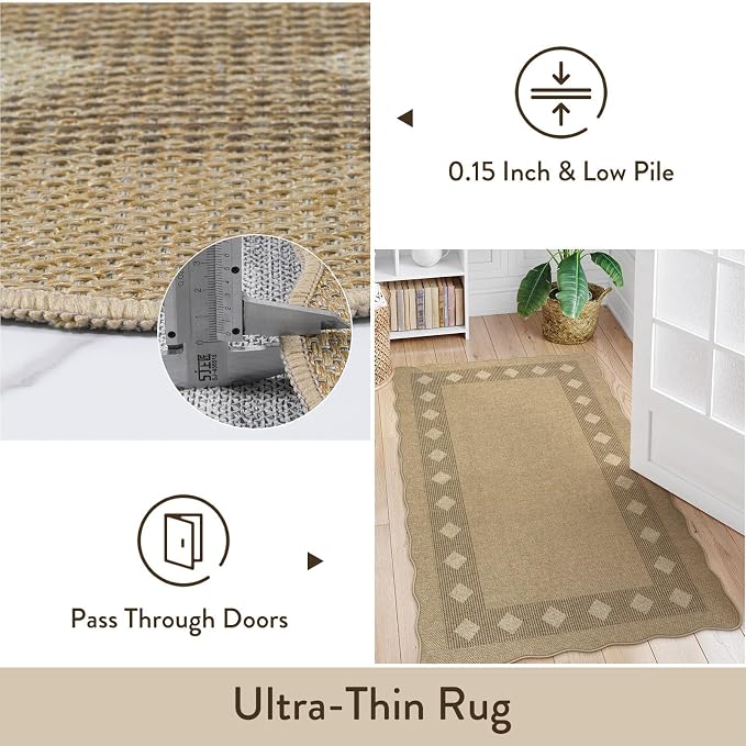 LIVEBOX Easy Jute Diamond Runner Rug - Image 7