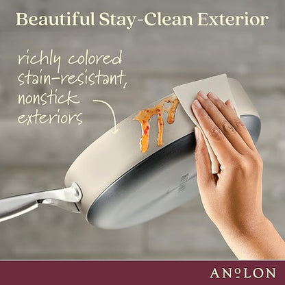 Anolon Achieve Hard Anodized Nonstick Sauté Pan - Image 5