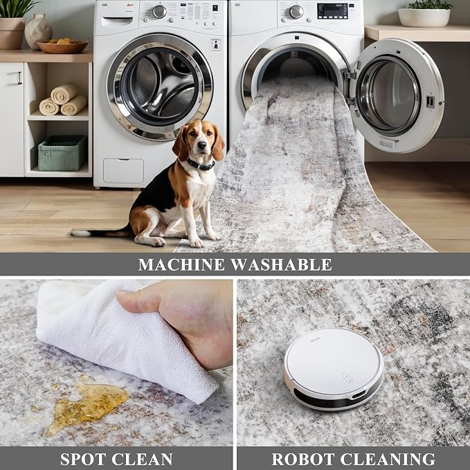 9x12 Washable Living Room Rugs - Image 7