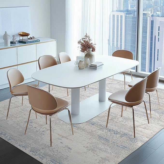 Washable Rugs 5x7 Area Rugs for Living Room- Modern Abstract Rugs for Bedroom - Image 6