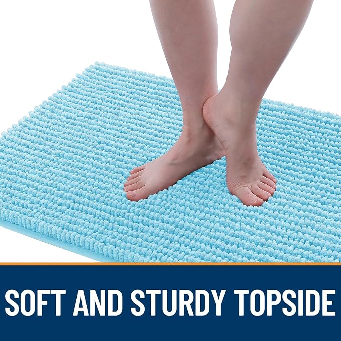 OLANLY Dog Door Mat for Muddy Paws 24x16, Ultra Absorbent Chenille Mud Doormat - Image 3