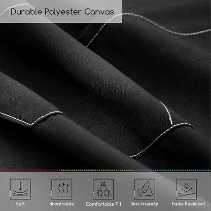 MEEDEN Painting Apron for Men Women: Adjustable Cross Back Waterproof Polyester - Image 5