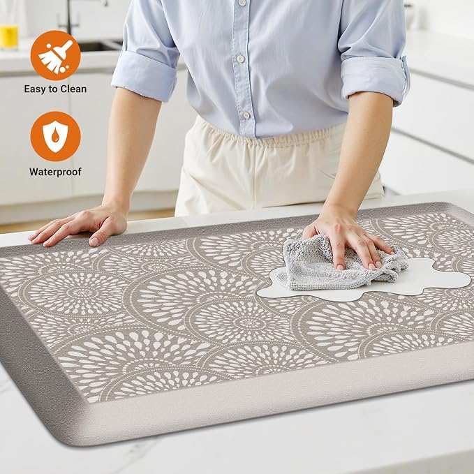 Mattitude 4/5 Inch Kitchen Mat, 20x39in Heavy Duty Ergonomic Comfort Foam - Image 4
