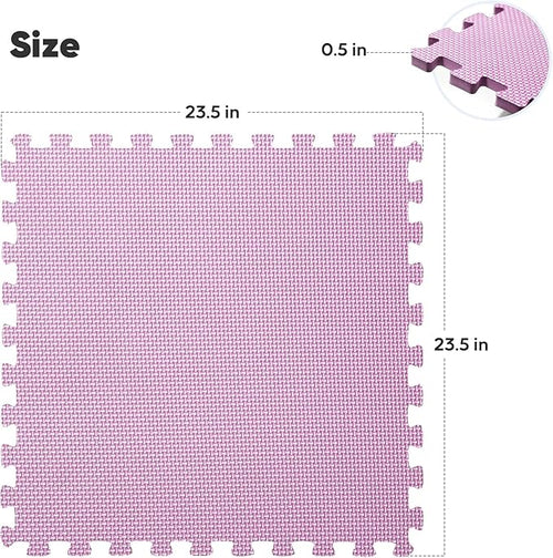 36 Pack Home Gym Mat, Puzzle Exercise Mat, EVA Interlocking Foam Floor Tiles - Image 2