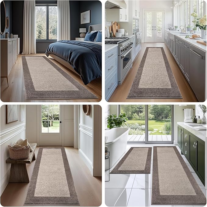 Washable Area Rug 48" x 72", Non Slip Kitchen Rug - Image 6