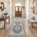Vintage Hallway Runner Rug 2x10: Large Soft Washable Entryway by COTILED