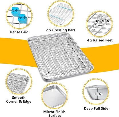 P&P CHEF 12.5 Inch Toaster Oven Pan - Image 3