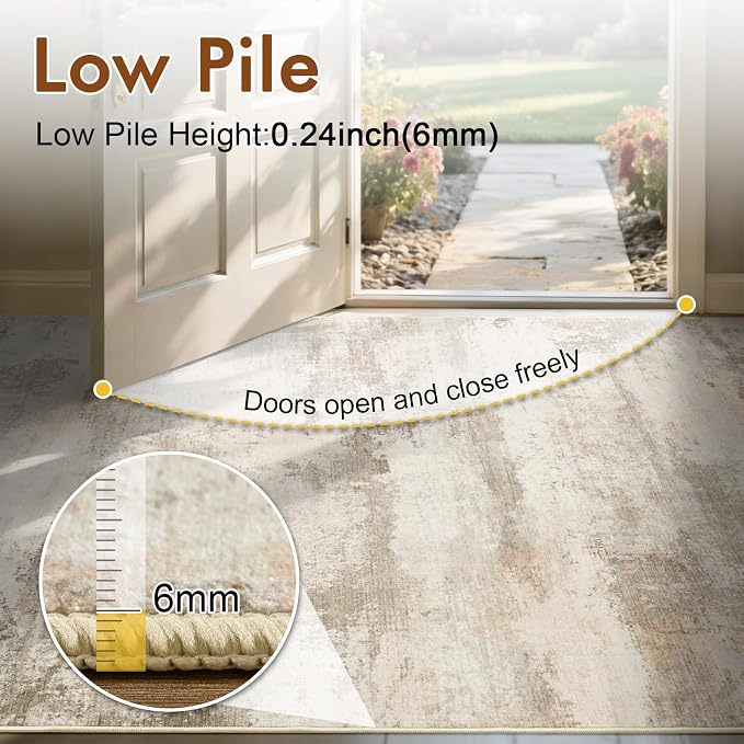 9x12 Ft Extra Large Washable Area Rugs - Image 7