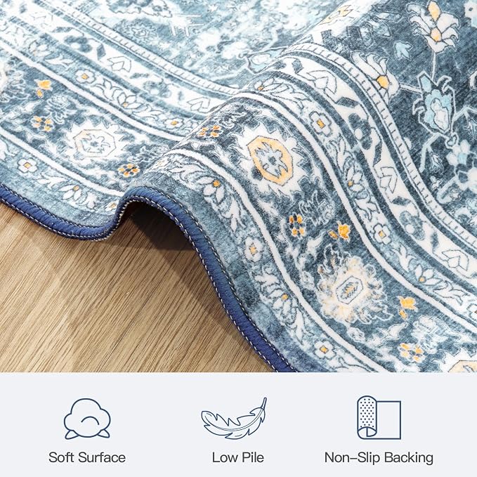 Lofus 6x9 Area Rug for Living Room, Soft Boho Carpets for Bedroom Dining Room - Image 7